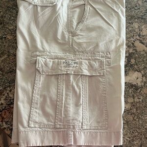 Polo Jeans Co. White Cargo Pants